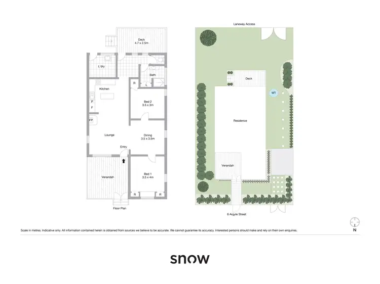 Floorplan of Homely house listing, 6 Argyle Street, East Toowoomba QLD 4350