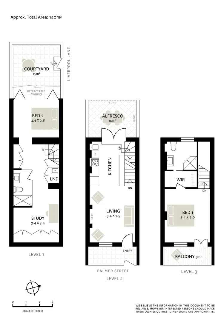 Floorplan of Homely terrace listing, 199 Palmer Street, Darlinghurst NSW 2010