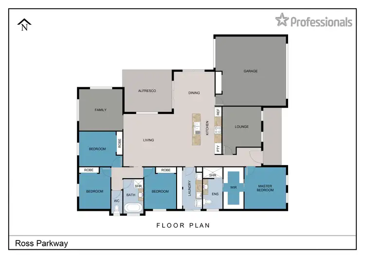 Floorplan of Homely house listing, 54 Ross Parkway, Gobbagombalin NSW 2650