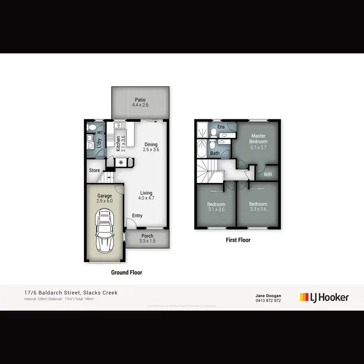 Floorplan of Homely townhouse listing, 17/6 Baldarch Street, Slacks Creek QLD 4127