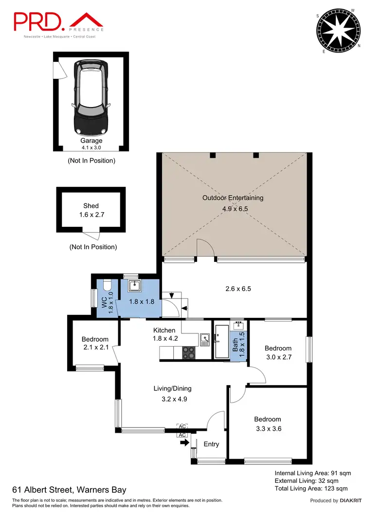 Floorplan of Homely house listing, 61 Albert Street, Warners Bay NSW 2282