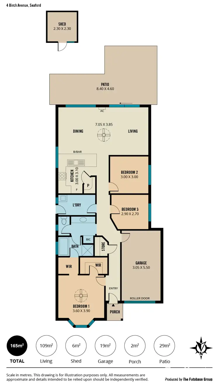 Floorplan of Homely house listing, 4 Birch Avenue, Seaford SA 5169