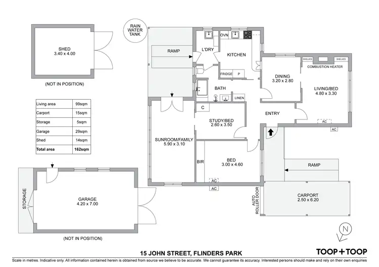 Floorplan of Homely house listing, 15 John Street, Flinders Park SA 5025