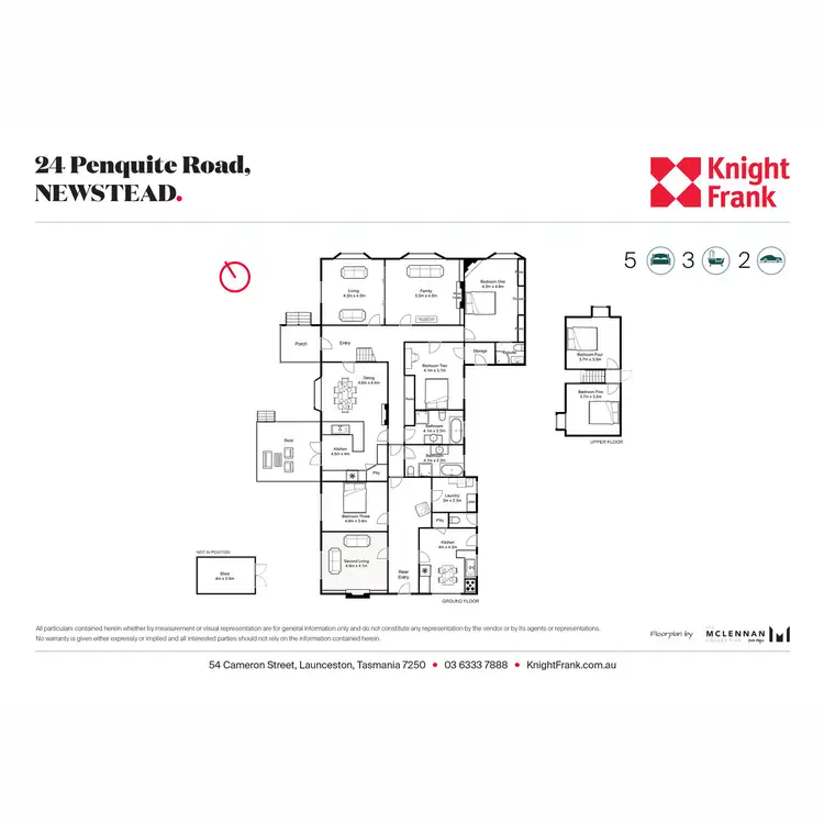 Floorplan of Homely house listing, 24 Penquite Road, Newstead TAS 7250