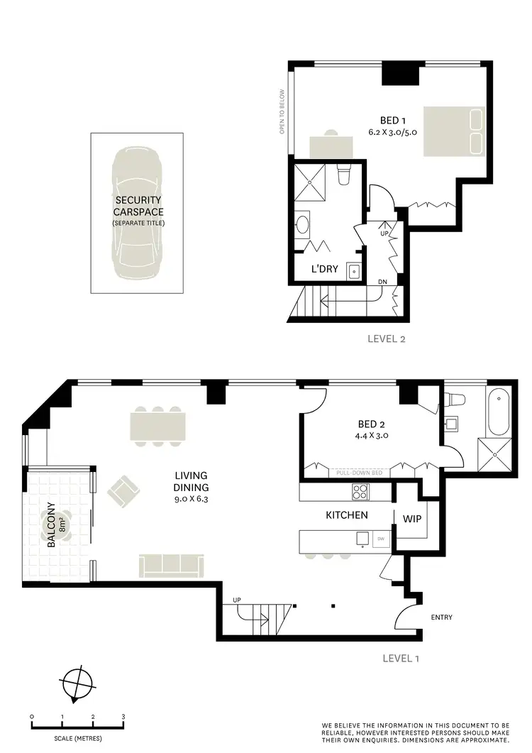 Floorplan of Homely apartment listing, 5/99 Stanley Street (Access Via Palmer Street), Darlinghurst NSW 2010