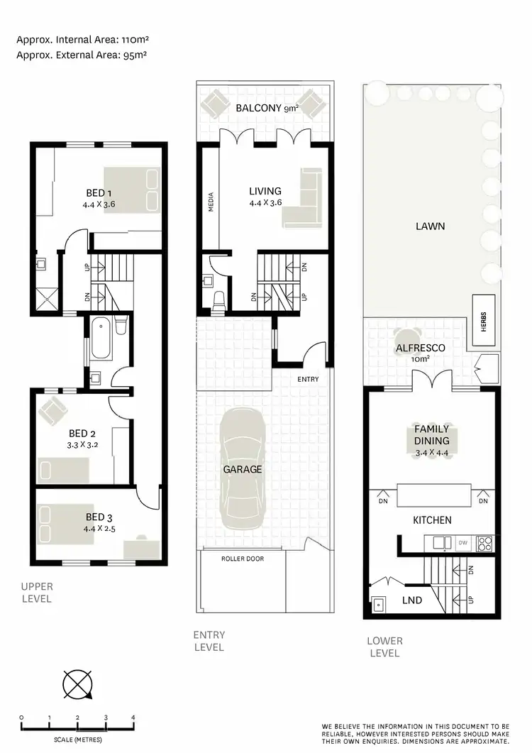 Floorplan of Homely townhouse listing, 14 Yeend Street, Birchgrove NSW 2041