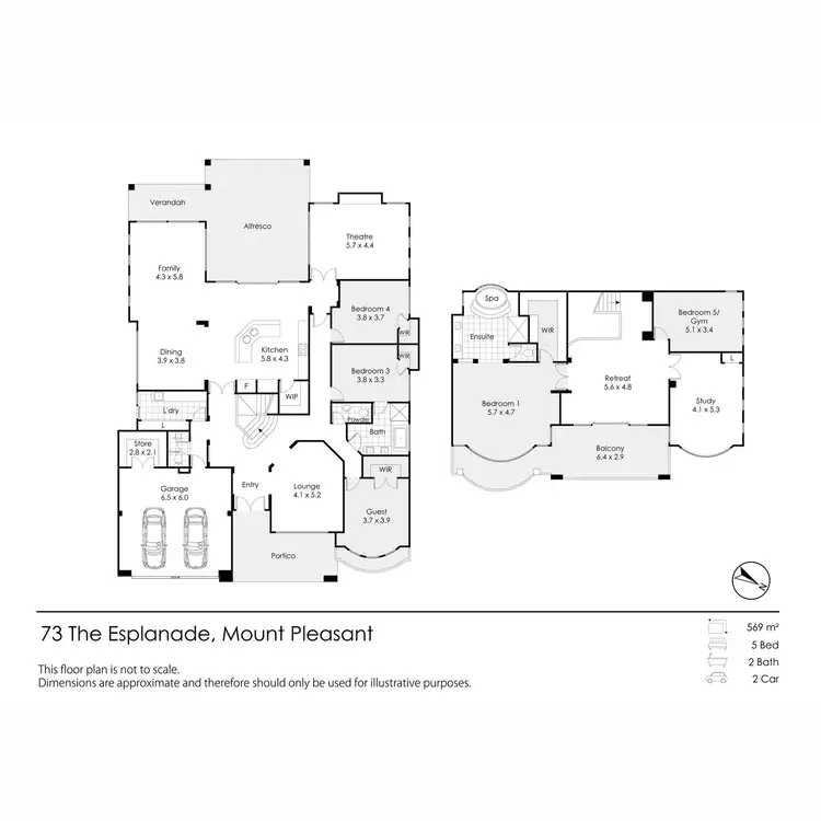 Floorplan of Homely house listing, 73 The Esplanade, Mount Pleasant WA 6153