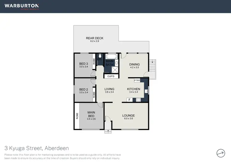 Floorplan of Homely house listing, 3 Kyuga Street, Aberdeen NSW 2336