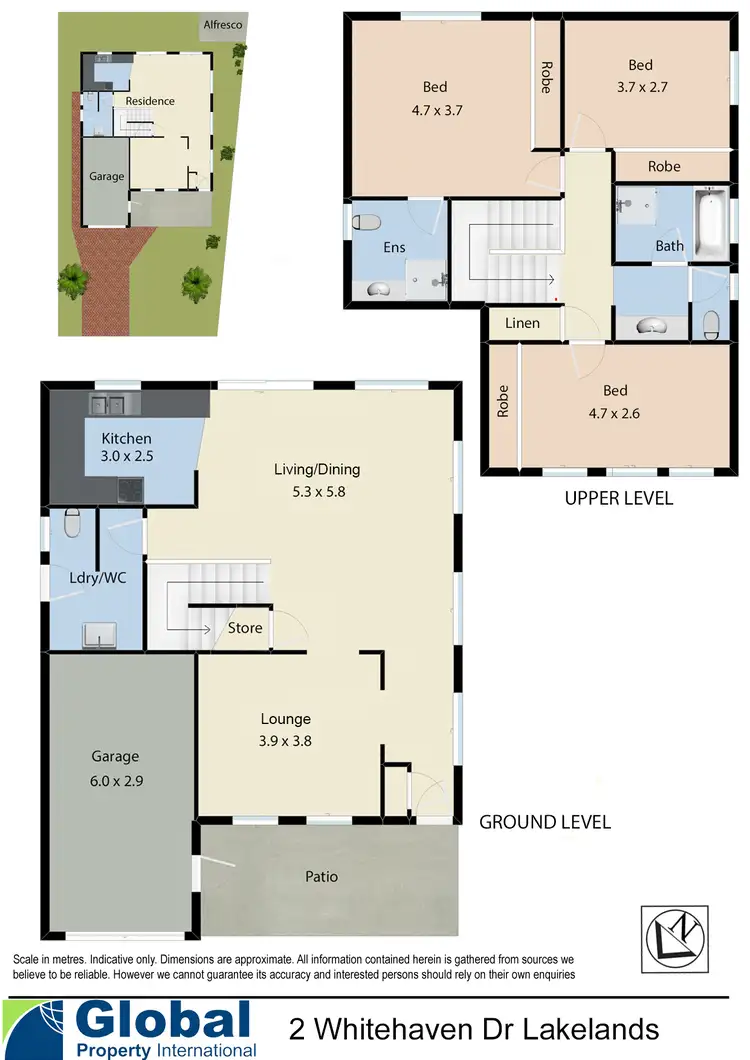 Floorplan of Homely house listing, 2 Whitehaven Drive, Lakelands NSW 2282