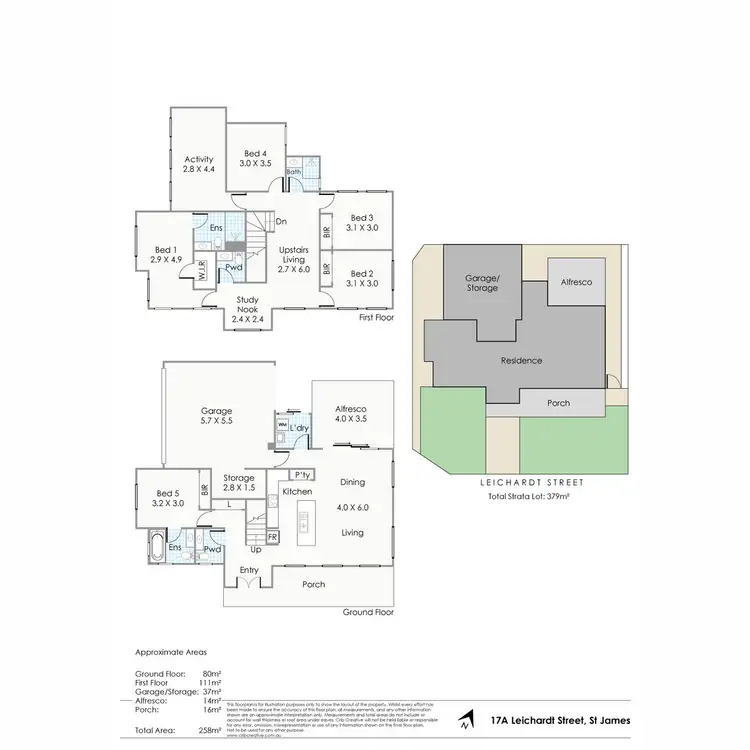 Floorplan of Homely house listing, 17a Leichardt Street, St James WA 6102