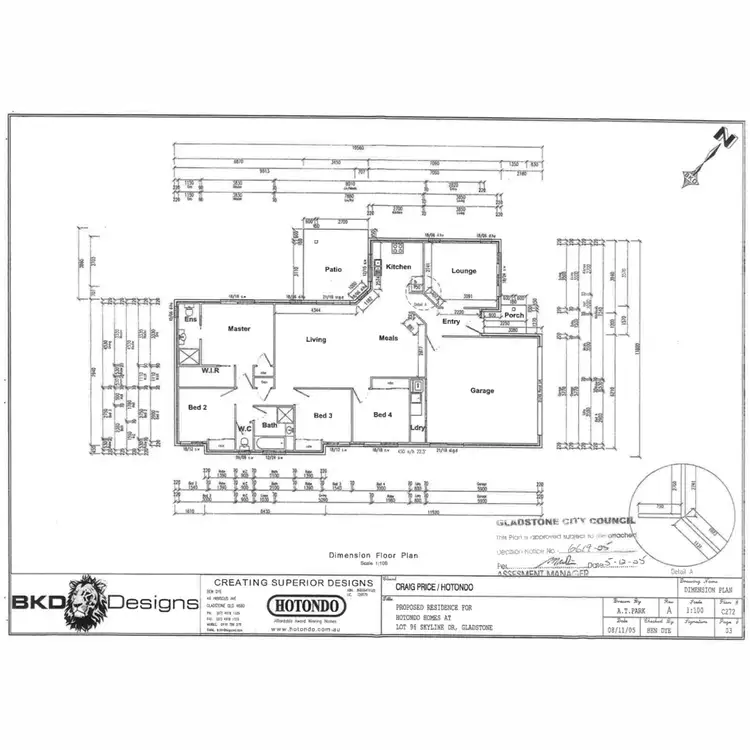 Floorplan of Homely house listing, 14 Skyline Drive, New Auckland QLD 4680