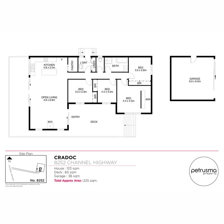 Floorplan of Homely house listing, 8252 Channel Highway, Cradoc TAS 7109