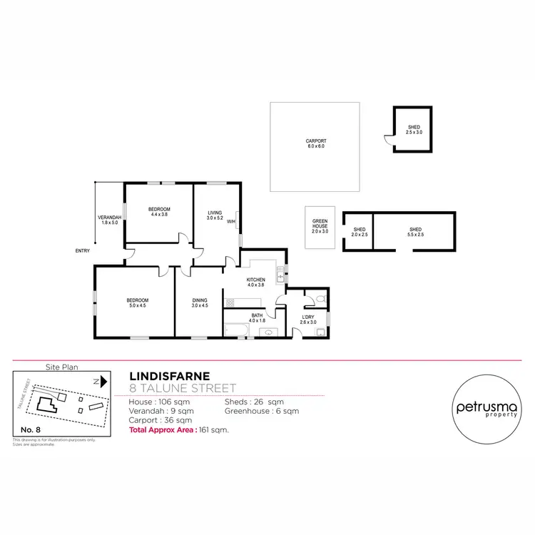 Floorplan of Homely house listing, 8 Talune Street, Lindisfarne TAS 7015
