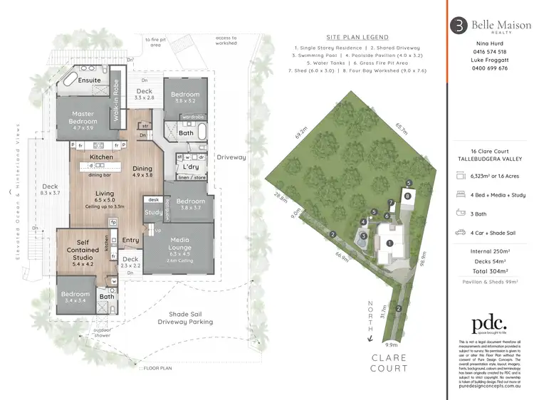 Floorplan of Homely rural property listing, 16 Clare Court, Tallebudgera Valley QLD 4228