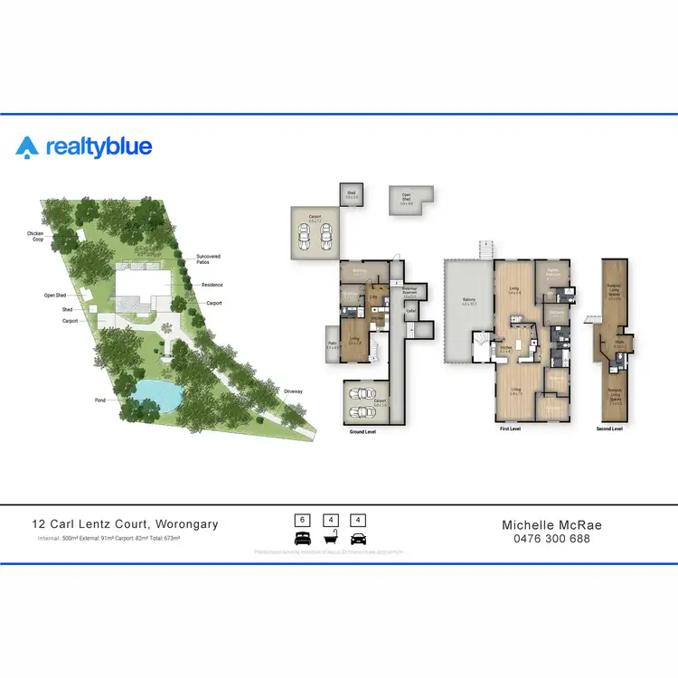 Floorplan of Homely house listing, 12 Carl Lentz Court, Worongary QLD 4213