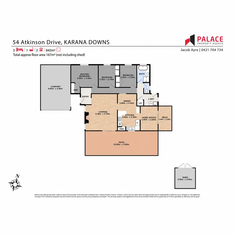 Floorplan of Homely house listing, 54 Atkinson Drive, Karana Downs QLD 4306