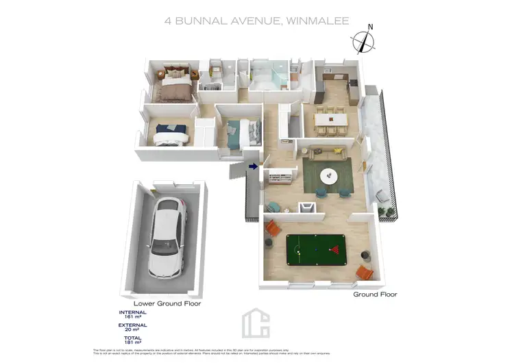 Floorplan of Homely house listing, 4 Bunnal Avenue, Winmalee NSW 2777