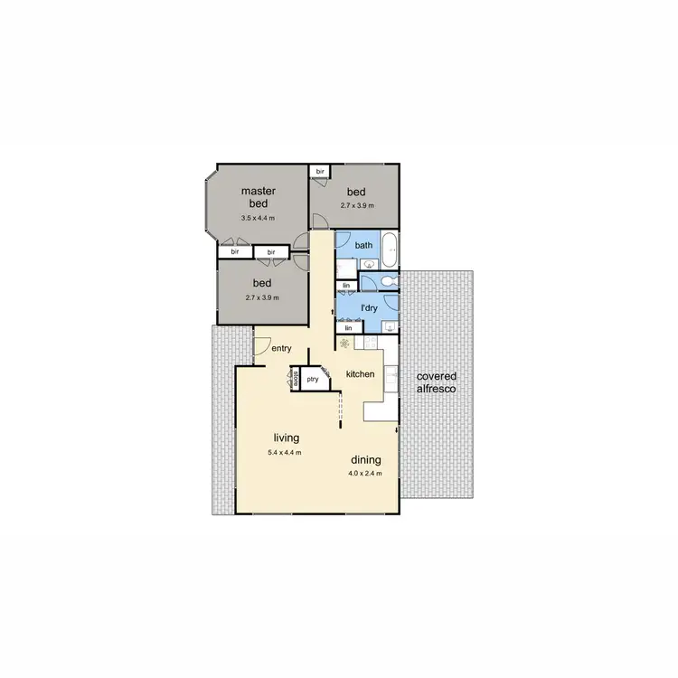 Floorplan of Homely house listing, 25 Anne Street, Rosebud VIC 3939