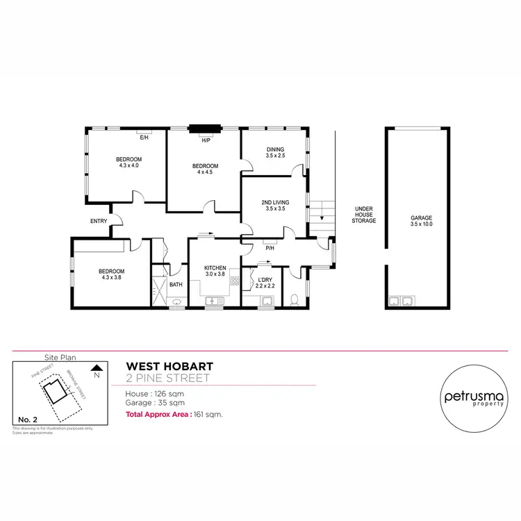 Floorplan of Homely house listing, 2 Pine Street, West Hobart TAS 7000