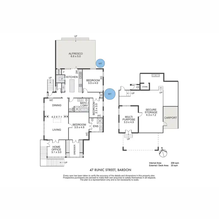 Floorplan of Homely house listing, 2037 Runic Street, Bardon QLD 4065