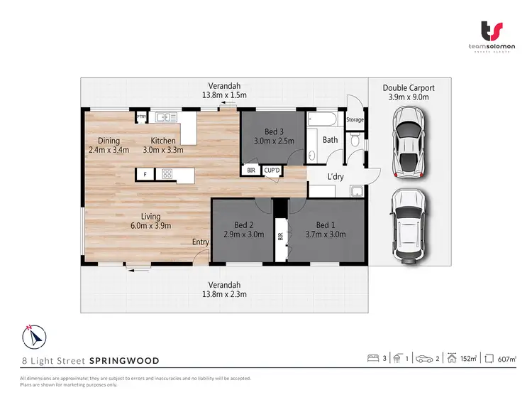 Floorplan of Homely house listing, 8 Light Street, Springwood QLD 4127