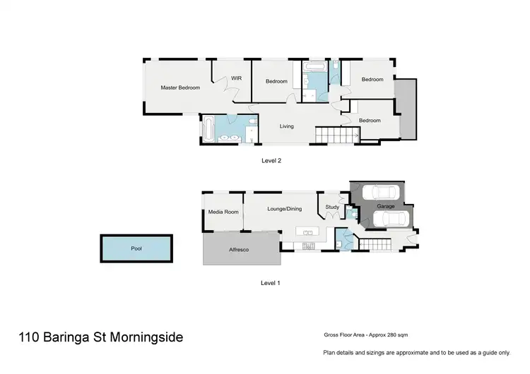 Floorplan of Homely house listing, 110 Baringa Street, Morningside QLD 4170