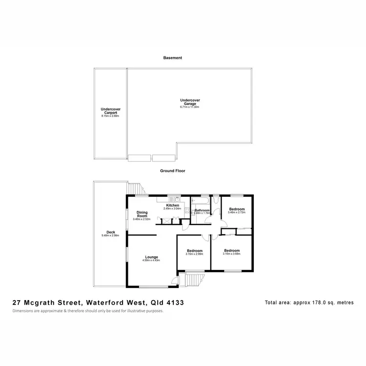 Floorplan of Homely house listing, 27 McGrath Street, Waterford West QLD 4133