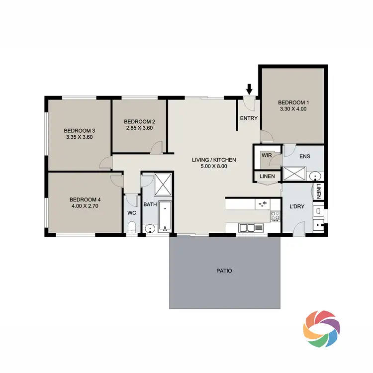 Floorplan of Homely house listing, 14 Latrobe Street, Tannum Sands QLD 4680