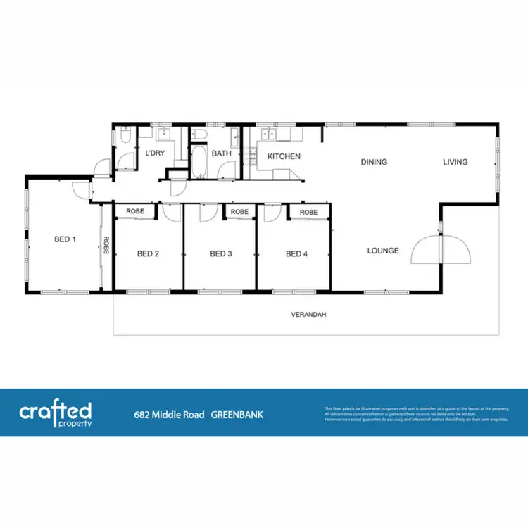 Floorplan of Homely house listing, 682 Middle Road, Greenbank QLD 4124
