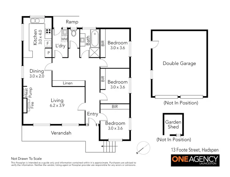 Floorplan of Homely house listing, 13 Foote Street, Hadspen TAS 7290