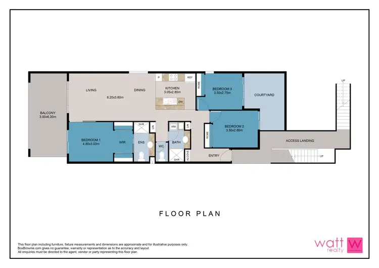 Floorplan of Homely unit listing, 6/18 Julia Street, Wavell Heights QLD 4012