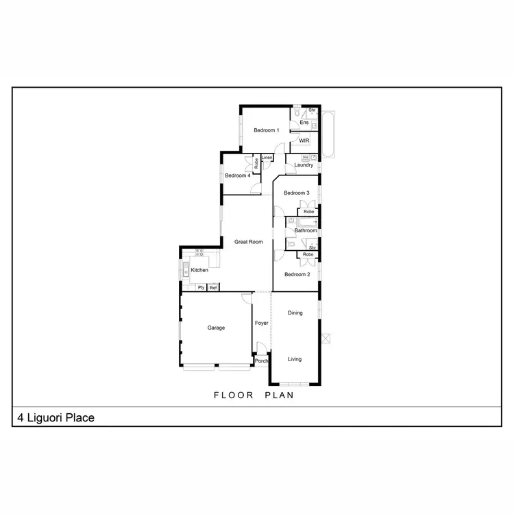 Floorplan of Homely house listing, 4 Liguori Place, Goulburn NSW 2580