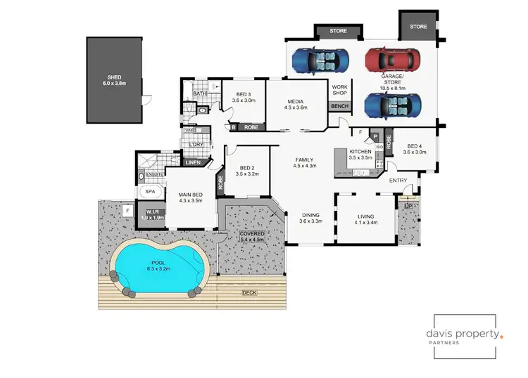 Floorplan of Homely house listing, 11 Links Crescent, Joyner QLD 4500