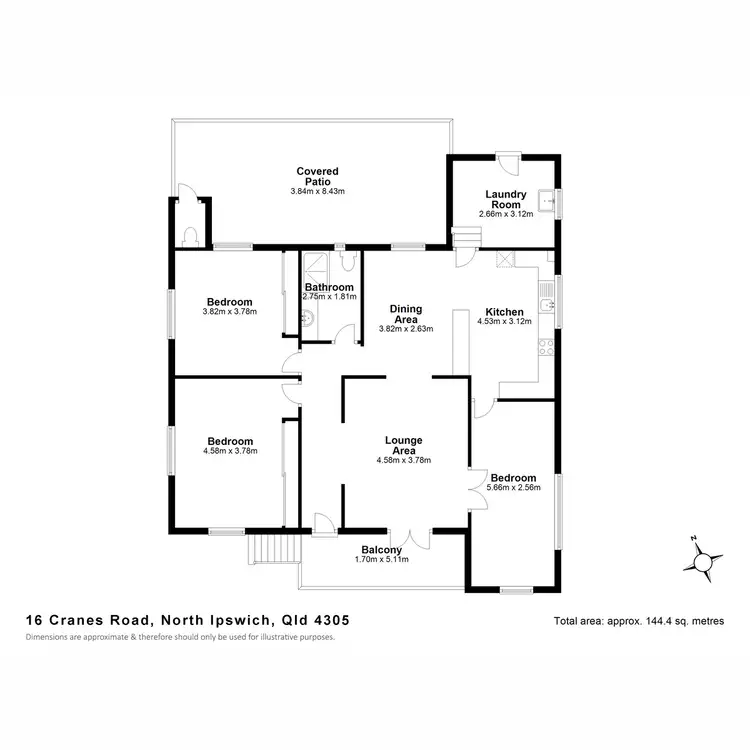 Floorplan of Homely house listing, 16 Cranes Road, North Ipswich QLD 4305