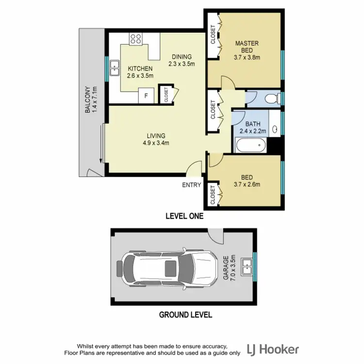 Floorplan of Homely unit listing, 2/17 View Street, Chermside QLD 4032