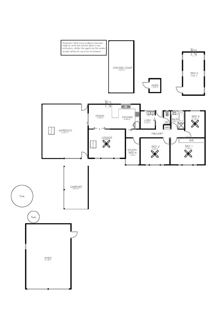 Floorplan of Homely house listing, 134 Chapman Road, Hawson SA 5607