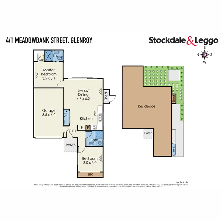 Floorplan of Homely unit listing, 4/1 Meadowbank Street, Glenroy VIC 3046