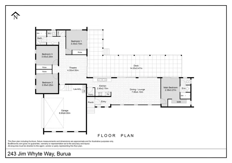 Floorplan of Homely house listing, 243 Jim Whyte Way, Burua QLD 4680