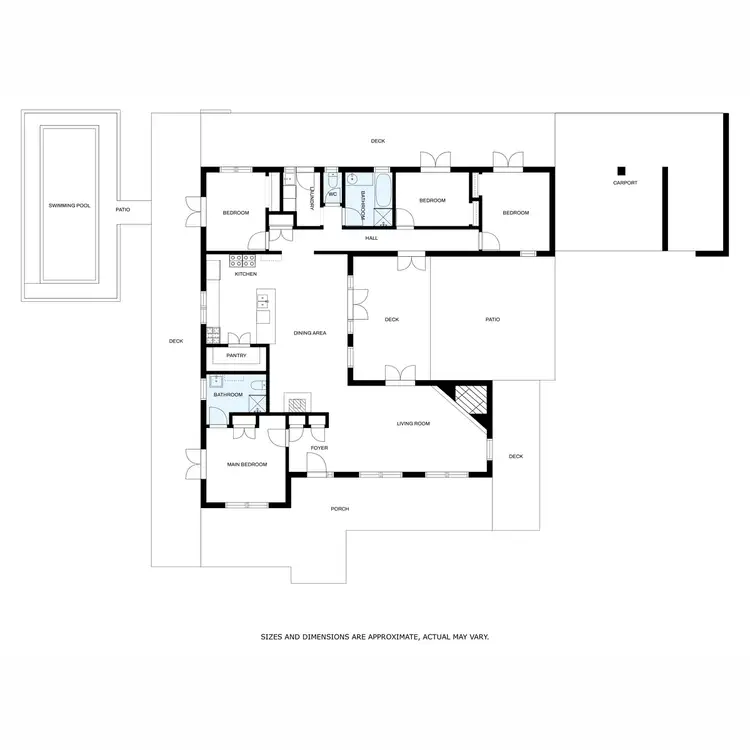 Floorplan of Homely rural property listing, 977 Back Barooga Road, Boomanoomana NSW 2712