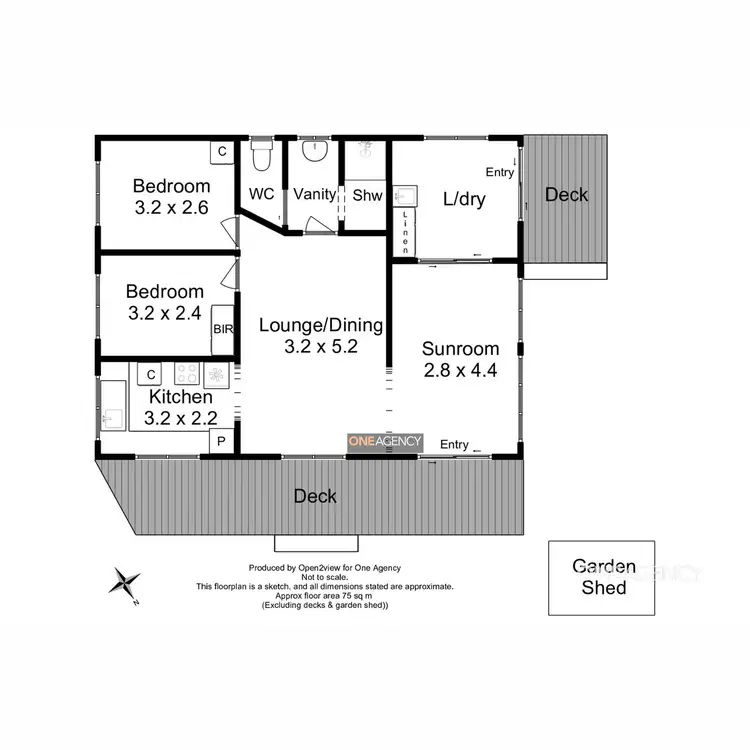Floorplan of Homely other listing, 2/270 Stanley Highway, Stanley TAS 7331