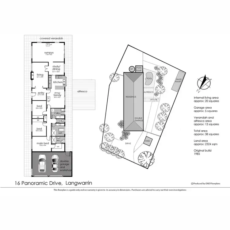 Floorplan of Homely house listing, 16 Panoramic Drive, Langwarrin VIC 3910