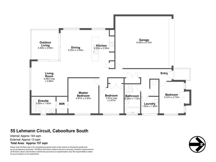 Floorplan of Homely house listing, 55 Lehmann Circuit, Caboolture South QLD 4510