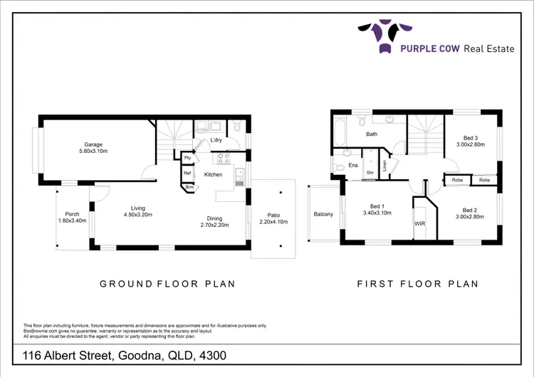 Floorplan of Homely townhouse listing, 50/116 Albert Street, Goodna QLD 4300