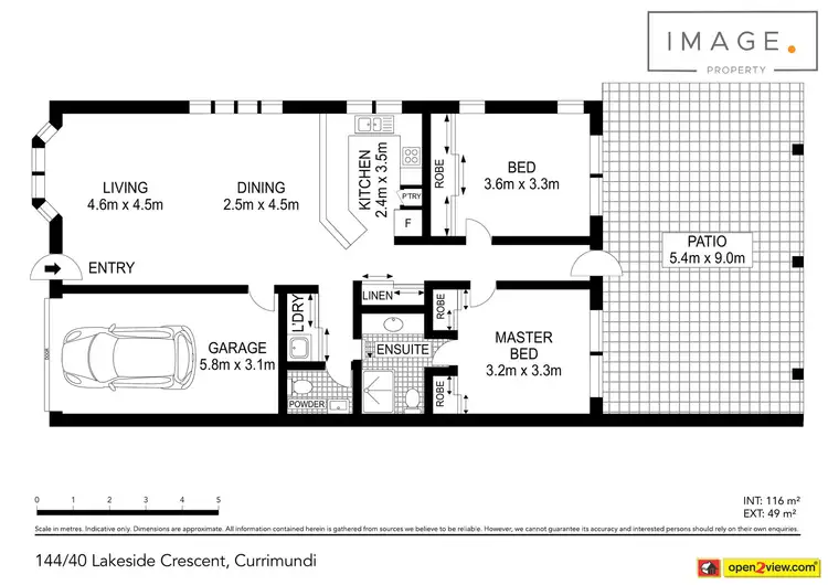 Floorplan of Homely villa listing, 144/40 Lakeside Crescent, Currimundi QLD 4551