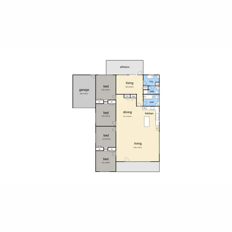 Floorplan of Homely house listing, 17 Marshall Street, Tootgarook VIC 3941