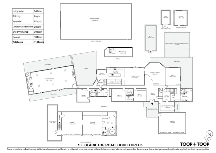 Floorplan of Homely house listing, 180 Black Top Road, Gould Creek SA 5114