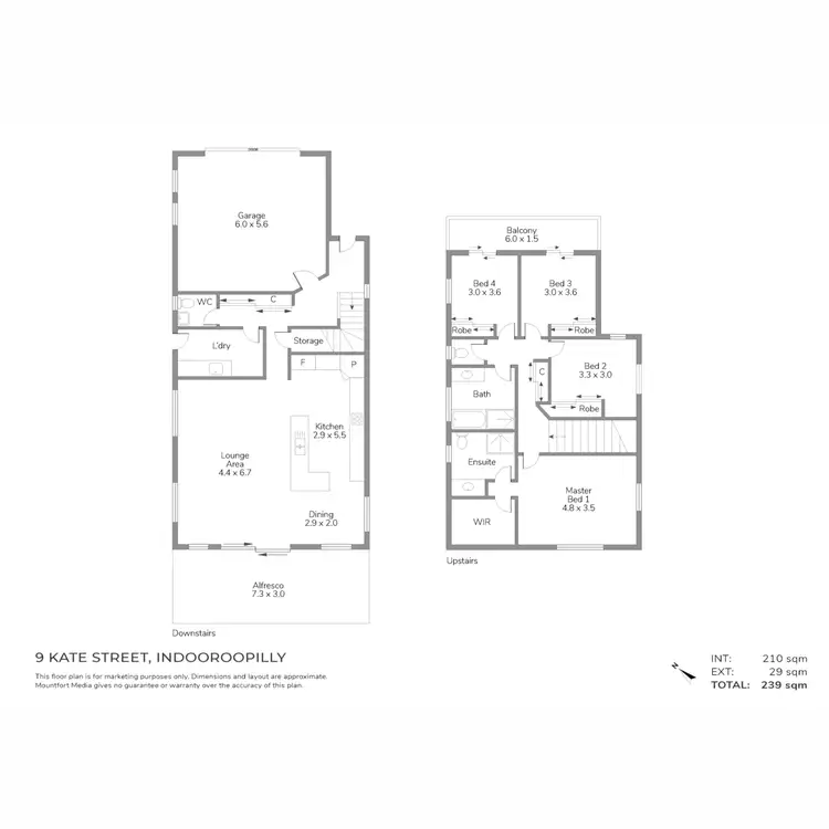 Floorplan of Homely house listing, 9 Kate Street, Indooroopilly QLD 4068