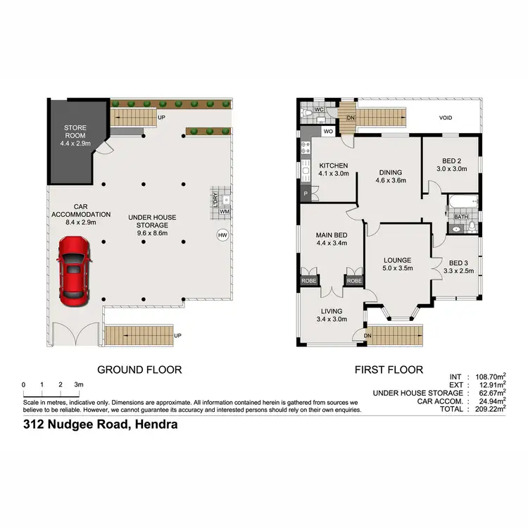 Floorplan of Homely house listing, 312 Nudgee Road, Hendra QLD 4011