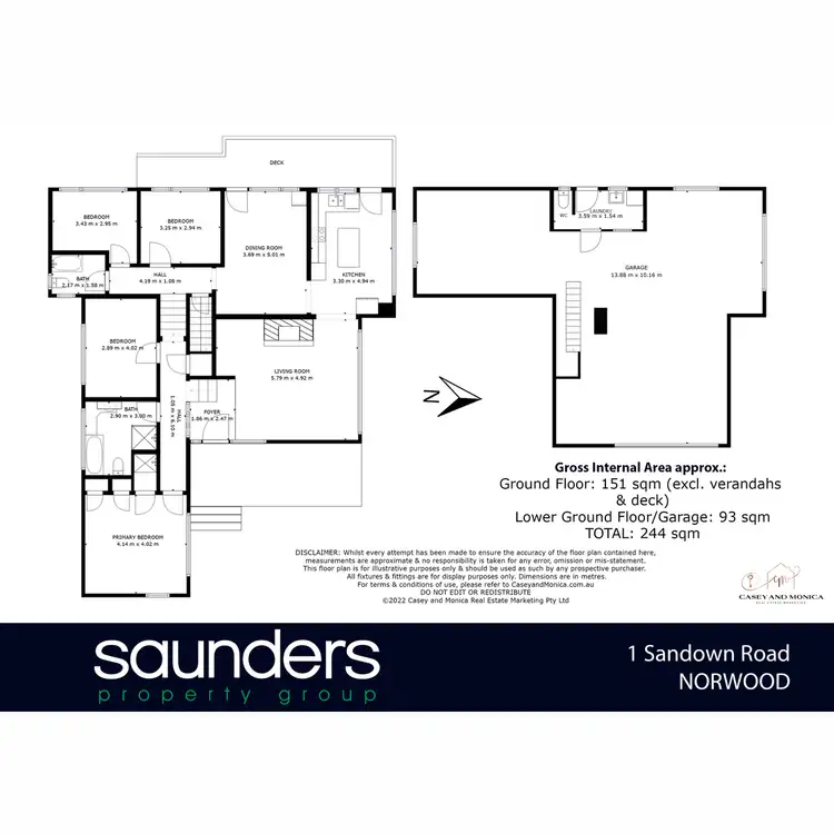 Floorplan of Homely house listing, 1 Sandown Road, Norwood TAS 7250