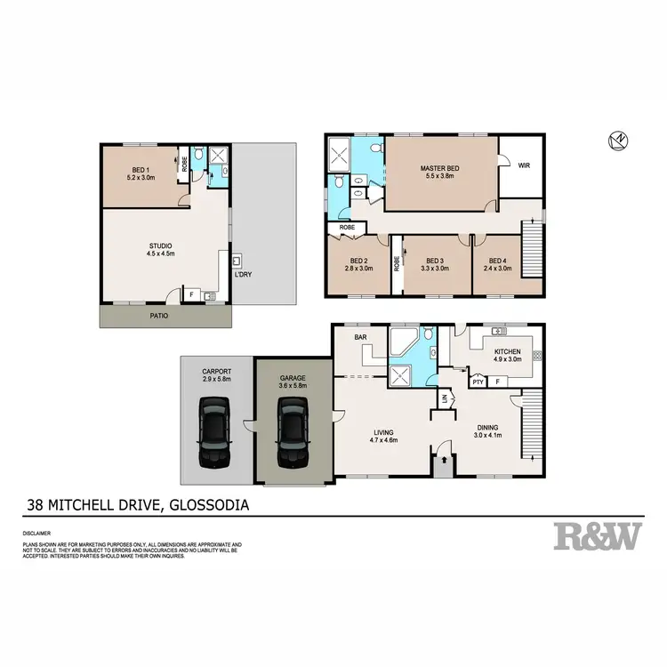 Floorplan of Homely house listing, 38 Mitchell Drive, Glossodia NSW 2756